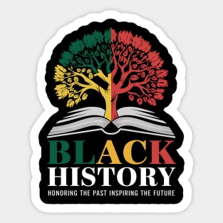 Honoring-Pas-Inspiring-Future-Black-History-Month Sticker